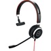 Jabra Evolve 40 Mono Headset - Mono - Mini-phone (3.5mm) - Wired - Over-the-head - Monaural - Circumaural