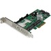 StarTech.com 2 Port PCI Express 2.0 SATA III 6Gbps RAID Controller Card w/ 2 mSATA Slots and HyperDuo SSD Tiering - Combine SSD performance w/ HDD capacity and create a HyperDuo array with 2 mSATA + 2 SATA drives through your computers PCIe slot - 2 Port 