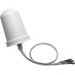 Cisco Aironet Dual-Band MIMO Wall-Mounted Omnidirectional Antenna - 2400 MHz to 2484 MHz, 5150 MHz to 5850 MHz - 4 dBi - Indoor, OutdoorSurface/Wall/Ceiling/Pole/Mast - Omni-directional - RP-TNC Connector