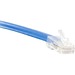ENET Cat6 Blue 15 Foot Non-Booted (No Boot) (UTP) High-Quality Network Patch Cable RJ45 to RJ45 - 15Ft - Lifetime Warranty