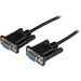 StarTech.com 1m Black DB9 RS232 Serial Null Modem Cable F/F - Connect your serial devices, and transfer your files - 1m DB9 Null Modem Cable - DB9 Female to Female Cable - RS232 Null Modem Cable - 9 pin Null Modem Cable - 1 m Black Female to Female Null M
