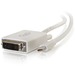 C2G 3ft Mini DisplayPort to DVI Cable - Single Link DVI-D Adapter - White - 3 ft DVI-D/Mini DisplayPort Video Cable for Tablet, Notebook, Computer, Video Device, Monitor - First End: 1 x Mini DisplayPort Digital Audio/Video - Second End: 1 x DVI-D (Single