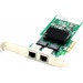 AddOn HP 652497-B21 Comparable 10/100/1000Mbs Dual Open RJ-45 Port 100m PCIe x4 Network Interface Card - 100% compatible and guaranteed to work