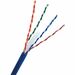 Comprehensive Cat6a 650 MHz Shielded Solid Blue Bulk Cable 1000ft - 1000 ft Category 6a Network Cable for Network Device - First End: Bare Wire - Second End: Bare Wire - 1 Gbit/s - Shielding - 23 AWG