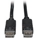 Eaton Tripp Lite Series DisplayPort Cable with Latches, 4K @ 30 Hz, (M/M) 30 ft. (9.14 m) - DisplayPort for Monitor, Audio Device, Home Theater System - 30 ft - 1 x DisplayPort Male Digital Audio/Video - 1 x DisplayPort Male Digital Audio/Video - Black"