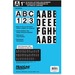 Headline ID & Specialty Labels - 46 x Number, 188 x Letter Shape - Self-adhesive - Permanent Adhesive, Water Proof - 1" (25.4 mm) Height - Black, White - Vinyl - 1 / Pack