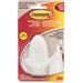 Command Adhesive Double Hanging Hook - 1.36 kg Capacity - White - 1 / Pack