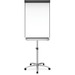 Quartet Prestige 2 Small Magnetic Whiteboard Easel - 24" (2 ft) Width x 36" (3 ft) Height - White Steel Surface - Rectangle - Portable - Magnetic - Marker Tray, Locking Casters, Ghost Resistant, Stain Resistant, Grid Pattern - 1 Each