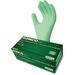 RONCO ALOE Synthetic Disposable Gloves - Large Size - Green - Disposable, Powder-free, Durable, Flexible, Beaded Cuff, Ambidextrous, Latex-free, Comfortable - For Automotive, Dental, Environmental Service, Food, Beverage, Cosmetology, Electronic Repair/Ma