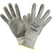 RONCO DEFENSOR Palm Coated HPPE Gloves - 9 Size Number - Large Size - Gray - Cut Resistant, Snag Resistant, Scrape Resistant, Abrasion Resistant, Tear Resistant, Puncture Resistant, Comfortable, Machine Washable, Breathable, Flexible - For Assembling, Car
