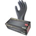 RONCO Sentron Nitrile Powder Free Gloves - Medium Size - Textured - Nitrile - Black - Powder-free, Oil Resistant, Solvent Resistant, Tear Resistant, Puncture Resistant, Disposable, Latex-free - For Industrial, Automotive, Inspection, Military, Security, F