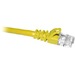 ENET Cat6 Yellow 1 Foot Patch Cable with Snagless Molded Boot (UTP) High-Quality Shielded Network Patch Cable RJ45 to RJ45 - 1Ft - Lifetime Warranty