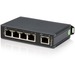 StarTech.com 5 Port Industrial Ethernet Switch - DIN Rail Mountable - Expand your network connectivity with this rugged unmanaged network switch - Fast 10/100Mbps Switch - DIN rail mountable w/ built-in bracket - IP30-rated - Wide range 12-48V DC terminal
