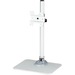 StarTech.com Single Monitor Stand - For up to 34" VESA Mount Monitors - Works with iMac / Apple Cinema Displays - Steel - Silver - Mount your monitor on a desk stand, with tilt, pivot and height adjustments - Works with VESA 75x75/100x100 mount displays u