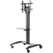 Peerless-AV SmartMount Full Featured Flat Panel TV Cart For 32" to 75" TVs - Up to 75" Screen Support - 150 lb Load Capacity - 68.4" Height x 35.7" Width x 30" Depth - Floor Stand - Powder Coated, Textured - Black