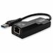 AddOn Lenovo 0A36322 Compatible USB 3.0 (A) Male to RJ-45 Female Gray & Black Adapter - 100% compatible and guaranteed to work