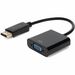 HP AS615AA Compatible DisplayPort 1.2 Male to VGA Female Black Adapter For Resolution Up to 1920x1200 (WUXGA) - 100% compatible and guaranteed to work