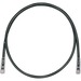 Panduit Cat.6 U/UTP Network Cable - 8 ft Category 6 Network Cable for Network Device - First End: 1 x RJ-45 Network - Second End: 1 x RJ-45 Network - Patch Cable - Black