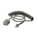Zebra Coiled Cable - 9 ft Serial Data Transfer Cable - First End: 9-pin DB-9 RS-232 Serial - Female