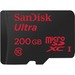 SanDisk Ultra 200 GB Class 10/UHS-I microSDXC - 90 MB/s Read - 10 Year Warranty