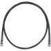 Panduit Cat.6 U/UTP Network Cable - 4 ft Category 6 Network Cable for Network Device - First End: 1 x RJ-45 Network - Second End: 1 x RJ-45 Network - Patch Cable - Black
