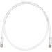Panduit Cat.6 UTP Patch Network Cable - 15 ft Category 6 Network Cable for Network Device - First End: 1 x RJ-45 Network - Male - Second End: 1 x RJ-45 Network - Male - Patch Cable - Gold Plated Contact - 24 AWG - Off White - 1