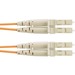 Panduit Opti-Core Fiber Optic Duplex Patch Network Cable - 3.28 ft Fiber Optic Network Cable for Network Device - First End: 2 x LC Network - Male - Second End: 2 x LC Network - Male - 10 Gbit/s - Patch Cable - 62.5/125 µm - Orange - 1
