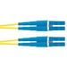 Panduit Opti-Core Fiber Optic Duplex Patch Network Cable - 3.28 ft Fiber Optic Network Cable for Network Device - First End: 2 x LC Network - Male - Second End: 2 x LC Network - Male - 10 Gbit/s - Patch Cable - 9/125 µm - Yellow - 1