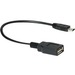 Getac USB Host Extension Cable - Micro-USB/USB Data Transfer Cable for Handheld Terminal - First End: 1 x USB Type A - Female - Second End: 1 x Micro USB Type A - Male - Extension Cable - Black