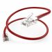 Unirise Cat.6 Patch Cable - 6" Category 6 Network Cable for Network Device - First End: 1 x RJ-45 Network - Male - Second End: 1 x RJ-45 Network - Male - Patch Cable - Red