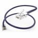 Unirise Cat.6 Patch Cable - 6" Category 6 Network Cable for Network Device - First End: 1 x RJ-45 Network - Male - Second End: 1 x RJ-45 Network - Male - Patch Cable - Purple