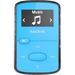 SanDisk SDMX26-008G-G46B 8 GB Flash MP3 Player - Blue - FM Tuner - microSD - AAC, MP3, WMA, WAV, Ogg Vorbis, Audible, FLAC - 18 Hour