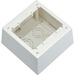 Panduit JBP2DWH Mounting Box - White - Polyvinyl Chloride (PVC)