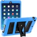 i-Blason ArmorBox 2 Layer Full-Body Protection KickStand Case for iPad Air - For Apple iPad Air Tablet - Black, Blue - Scratch Resistant, Dust Resistant, Shatter Resistant - Polycarbonate, Silicone