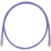 Panduit Cat.6 U/UTP Network Cable - 7 ft Category 6 Network Cable for Network Device - First End: 1 x RJ-45 Network - Second End: 1 x RJ-45 Network - Patch Cable - Violet