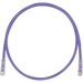 Panduit Cat.6 U/UTP Network Cable - 12 ft Category 6 Network Cable for Network Device - First End: 1 x RJ-45 Network - Second End: 1 x RJ-45 Network - Patch Cable - Violet