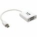 Eaton Tripp Lite Series Keyspan Mini DisplayPort to Active VGA Adapter, Video Converter, DP1.2, (M/F), White, 6-in. (15.24 cm) - DisplayPort/VGA for Monitor, Computer - 2.16 GB/s - 6" - 1 x Mini DisplayPort Male Digital Audio/Video - 1 x HD-15 Female VGA 