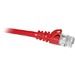 ENET Cat6 Red 1 Foot Patch Cable with Snagless Molded Boot (UTP) High-Quality Network Patch Cable RJ45 to RJ45 - 1Ft - Lifetime Warranty