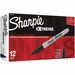 Sharpie Extreme Permanent Markers - Wide Marker Point - 1.1 mm Marker Point Size - Black - 12 / Box