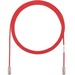 Panduit Cat.6 UTP Patch Network Cable - 20 ft Category 6 Network Cable for Network Device - First End: 1 x RJ-45 Network - Male - Second End: 1 x RJ-45 Network - Male - Patch Cable - Gold Plated Contact - 28 AWG - Red