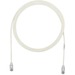 Panduit Cat.6e UTP Cable - 3.30 ft Category 6e Network Cable for Network Device - First End: 1 x RJ-45 Network - Male - Second End: 1 x RJ-45 Network - Male - Patch Cable - 28 AWG - Off White