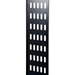 Rack Solutions 42U Vertical Cable Management Bar - Cable Management Bar - Black Powder Coat - 42U Rack Height - Steel