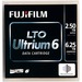 Fujifilm LTO Ultrium-6 Data Cartridge - LTO-6 - 2.50 TB (Native) / 6.25 TB (Compressed) - 2775.59 ft Tape Length