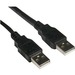 Unirise USB Data Transfer Cable - 15 ft USB Data Transfer Cable - First End: USB 2.0 Type A - Male - Second End: USB 2.0 Type A - Male