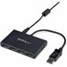 StarTech.com 4-Port DisplayPort 1.2 Splitter, DisplayPort to 4x DP Multi-Monitor Adapter, Quad 1080p 60Hz Computer MST Hub, Windows Only - 4-port DisplayPort multi-monitor adapter drives 4x 1080p 60Hz DP displays to extend or mirror your desktop; DP 1.2/H