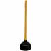 Genuine Joe Value Plus Plunger - 5.75" (146.05 mm) Cup Diameter - 23" (584.20 mm) Length - Yellow - Toilet, Drain, Pipe