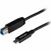 StarTech.com 1m 3 ft USB C to USB B Printer Cable M/M - USB 3.1 (10Gbps) - USB B Cable - USB C to USB B Cable - USB Type C to Type B Cable - Connect USB 3.2 Gen 2 or Gen 1 USB-B devices to USB-C tablet or laptop - USB C Printer Cable - Connect USB 3.2 dev