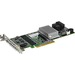 Supermicro SAS Controller - 12Gb/s SAS - PCI Express 3.0 - Plug-in Card - RAID Supported - 0, 1, 10, 5, 6, 50, 60 RAID Level - 8 Total SAS Port(s) - 8 SAS Port(s) Internal - Linux, PC - 2 GB