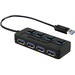 Sabrent 4-Port USB 3.0 Hub With Power Adapter - USB - External - 4 USB Port(s) - 4 USB 3.0 Port(s) - PC, Mac