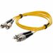 AddOn 1m FC (Male) to FC (Male) Yellow OS2 Duplex Fiber OFNR (Riser-Rated) Patch Cable - 100% compatible and guaranteed to work